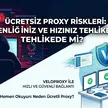 Ücretsiz Proxy Riskleri