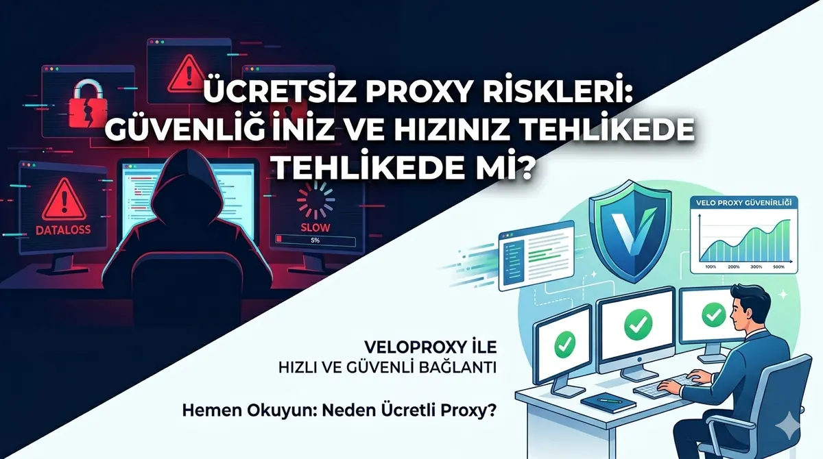Ücretsiz Proxy Riskleri - Velo Proxy